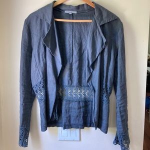 Tempo Paris small linen jacket